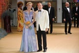Fürst Albert & Fürstin Charlène am Rotkreuzball