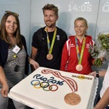 Empfang der Segel-Olympiamannschaft