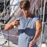 Patrick Schwarzenegger am Set von "Midnight Sun"
