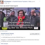 Strache teilt Video mit jubelnden Muslimen
