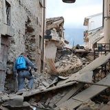 Schwer getroffen wurde die Stadt Amatrice