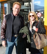 Arnold Schwarzenegger & Heather Milligan in Innsbruck