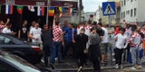 Kroaten feiern Sieg gegen Türken in Wien