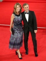 Christoph Waltz mit Gattin Judith bei Bond-Premiere