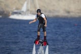Leonardo DiCaprio hebt auf Ibiza ab