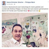 Strache mit Liebes-Posting auf Facebook