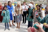 Charles & Camilla besuchen die schöne Königin Rania