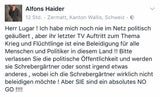 Alfons Haider attackiert Lugar