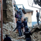 Schwer getroffen wurde die Stadt Amatrice