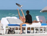 Roberto Cavalli mit Freundin in Miami