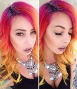 Beautytrend: Glitzerscheitel