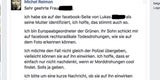 Grüner petzt wegen Hass-Posting bei Mutti