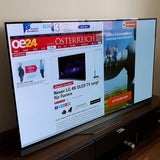 Riesiger LG 4K-OLED-TV im oe24.at-Test