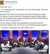 Gabalier kritisiert Hetze gegen Strache