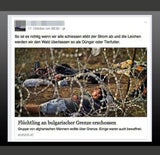Hemmungslose Hetze gegen Flüchtlinge