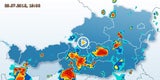 Gewitter machen die Hitze kalt