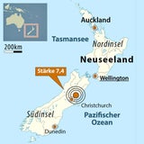 Neuseeland: Schweres Beben löst Tsunami aus