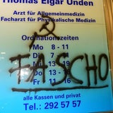 Schmierattacke gegen den "Asyl-Arzt"