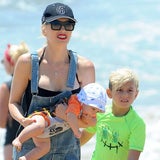 Gwen Stefani: Badespaß mit Zuma, Kingston & Apollo