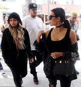 Kim Kardashian, Bruder Rob und seine Verlobte Blac Chyna beim Lunch