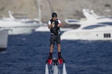 Leonardo DiCaprio hebt auf Ibiza ab