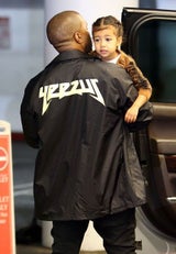Kim, Kanye & Nori unterwegs