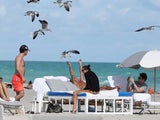 Roberto Cavalli mit Freundin in Miami