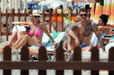 Michelle Hunziker: Badespaß in Pink