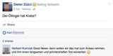 Arzt jubelt über Krebserkrankung von Karl Öllinger