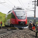 Westbahnstrecke nach Zugentgleisung unterbrochen