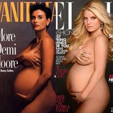 Stars zeigen Babybauch: Hochschwanger & nackt