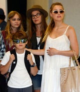 Amber Heard ist schon in die Familie integriert