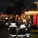 Brand nach Blitzeinschlag