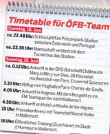 ÖFB Timetable Sonntag