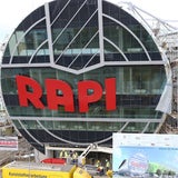 Hier wird Rapid-Logo fertiggestellt