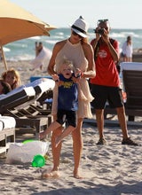 Die Beckers im Familienurlaub