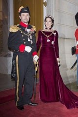 Die dänischen Royals beim Neujahrbankett