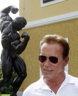 Arnold Schwarzenegger: Mit dem Fahrrad durch Graz