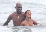 Mario Balotelli & Fanny Neguesha in Miami