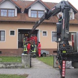 260 Kilo-Mann aus Haus gerettet