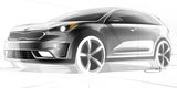 Fotos vom Kia Niro Hybrid (Erlkönig)
