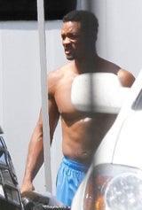 Will Smith beim harten Training