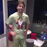 Lionel Messi: Pyjama mit Zwergbild