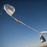 Das ist der Ballon von Felix Baumgartner