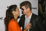Robin Thicke mit Ehefrau Paula Patton