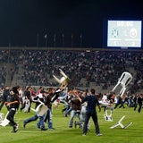 Krawalle beim Istanbuler Derby