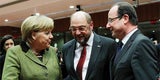 Angela Merkel; Martin Schulz; Francois Hollande