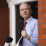 Assange: Sein Auftritt in London