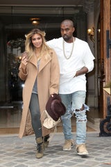 Kim & Kanye bei der Paris Fashion Week 2013