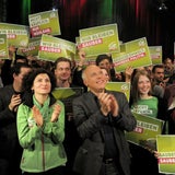 Stimmungsbilder aus den Parteizentralen